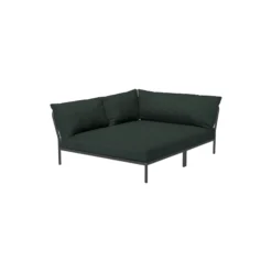 LEVEL2 Cozy venstrevendt loungesofa, Sunbrella Heritage alpine
