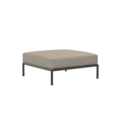 LEVEL2 Ottoman, Sunbrella Heritage ash