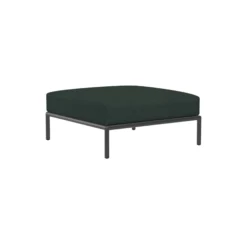 LEVEL2 Ottoman, Sunbrella Heritage alpine