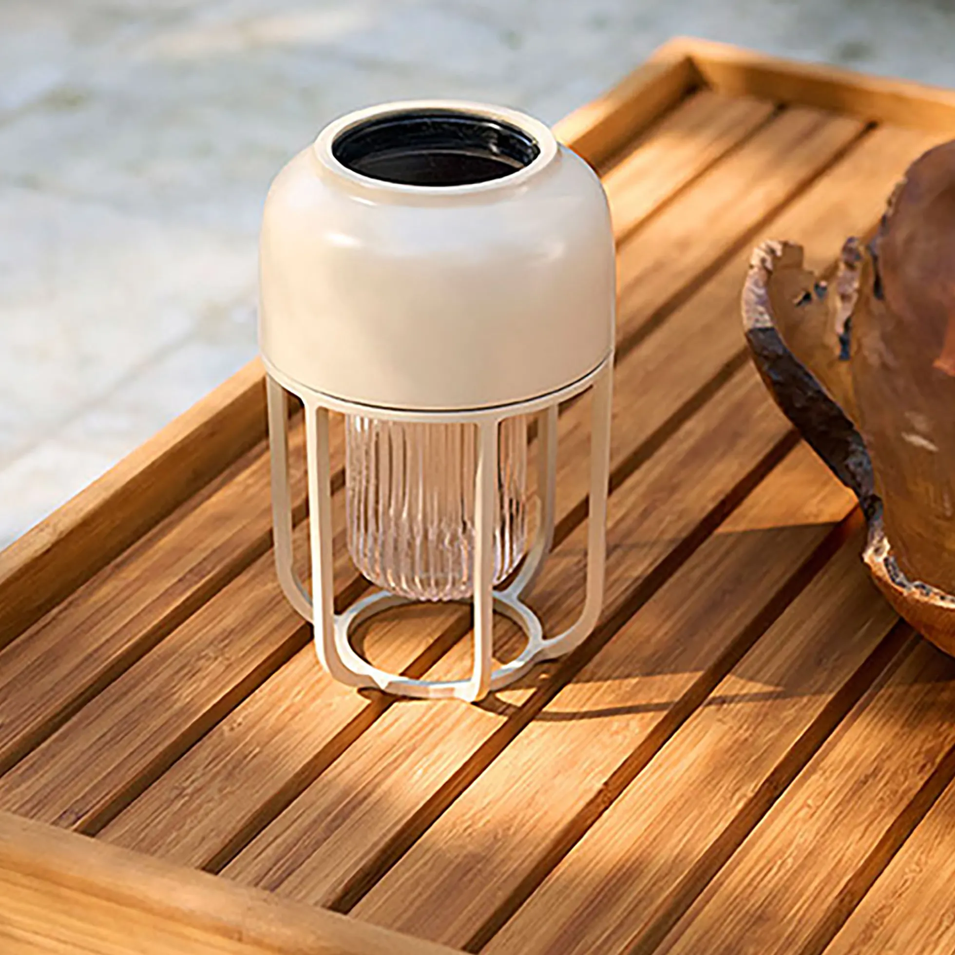 LIGHT No.1 Portable Outdoor Lamp, beige