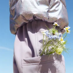 Lightweight Puffer Jacket Ullu, silver sky flower