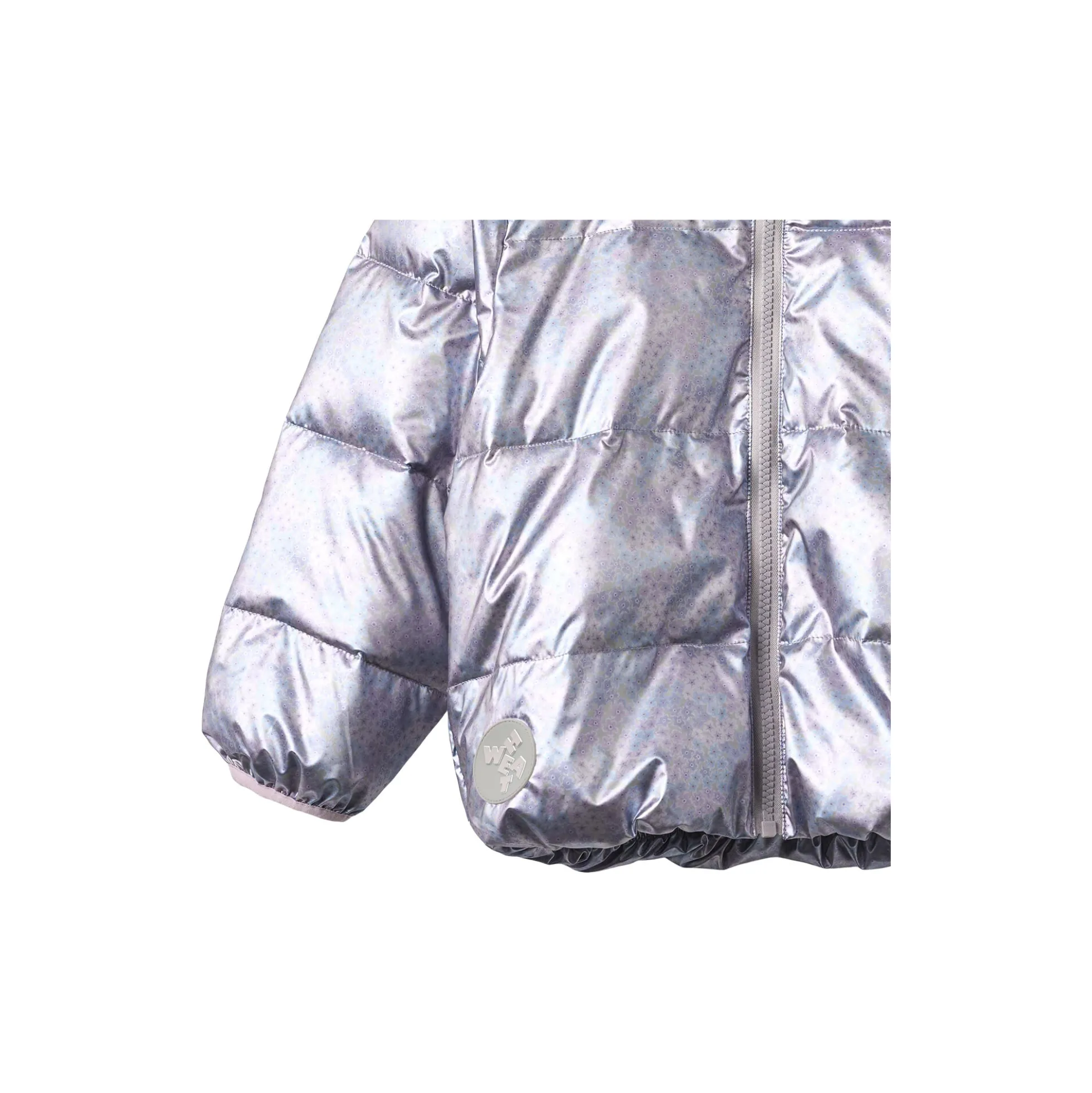 Lightweight Puffer Jacket Ullu, silver sky flower