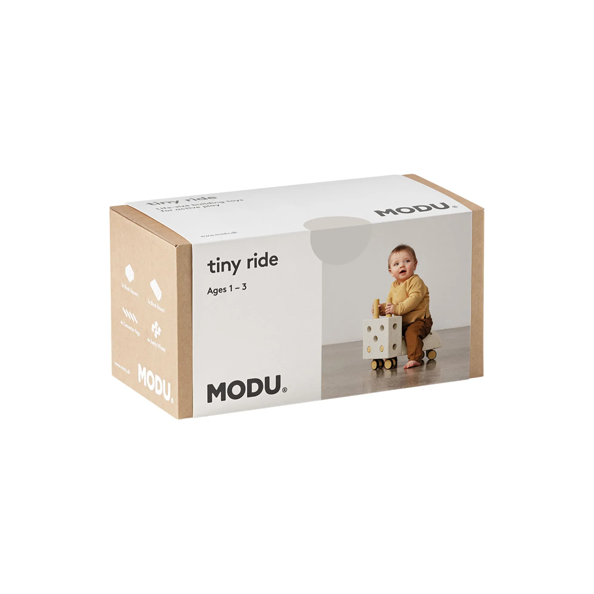 Lille gåbil, sand grey/honey yellow