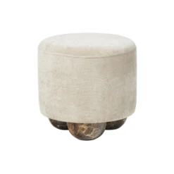 Lino Pouf, beige/light brown