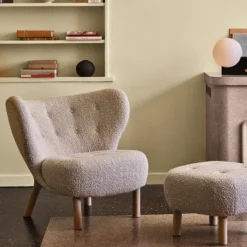 Little Petra VB1 loungestol & fodskammel ATD1, Karakorum 003/olieret eg