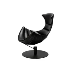 Lobster Chair loungestol, sort eg/sort