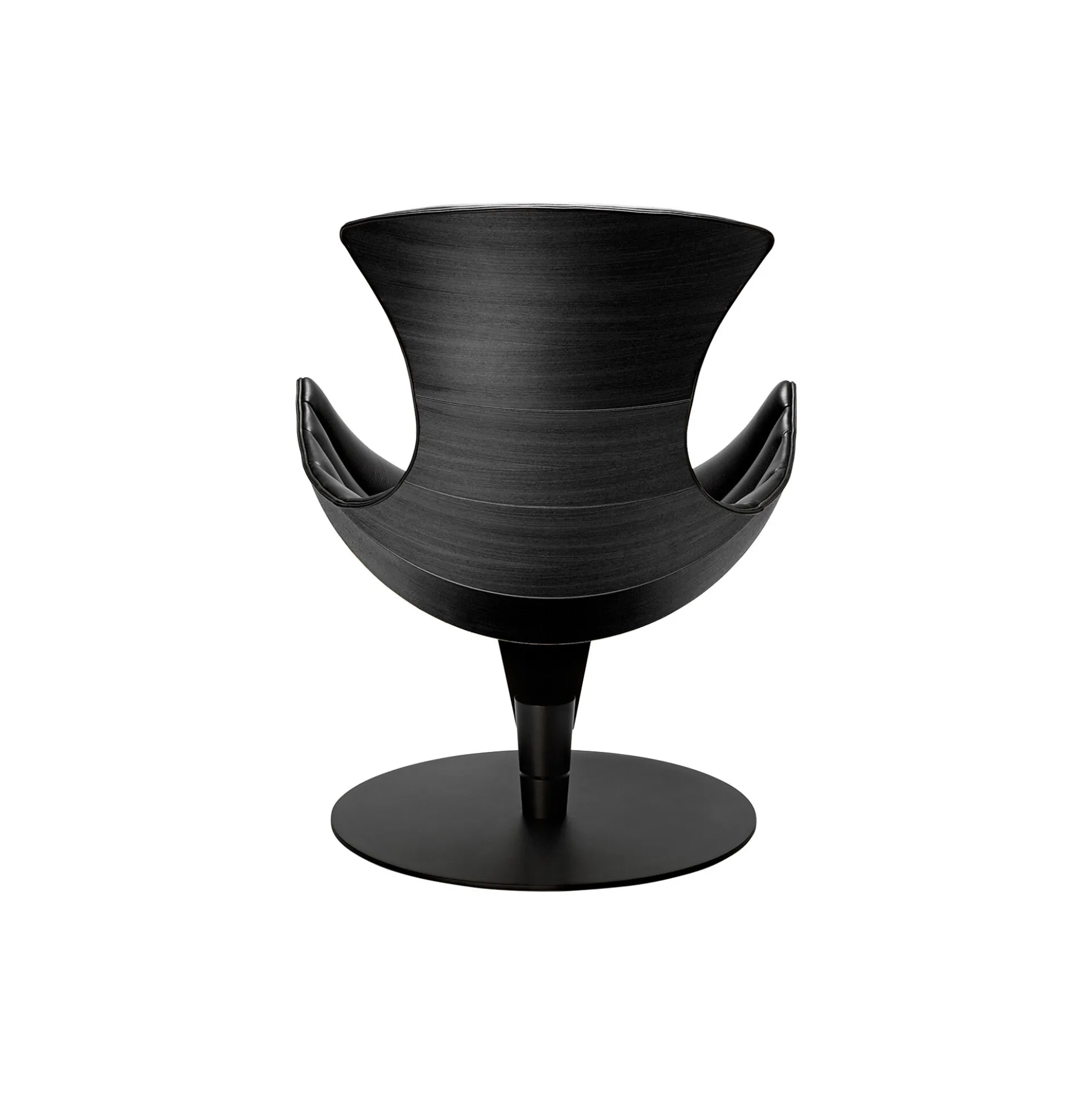 Lobster Chair loungestol, sort eg/sort