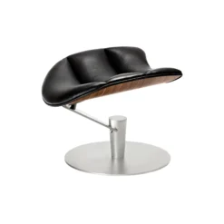 Lobster Footstool, valnød/krom