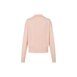 Longo Knit LS Collar, pale dogwood
