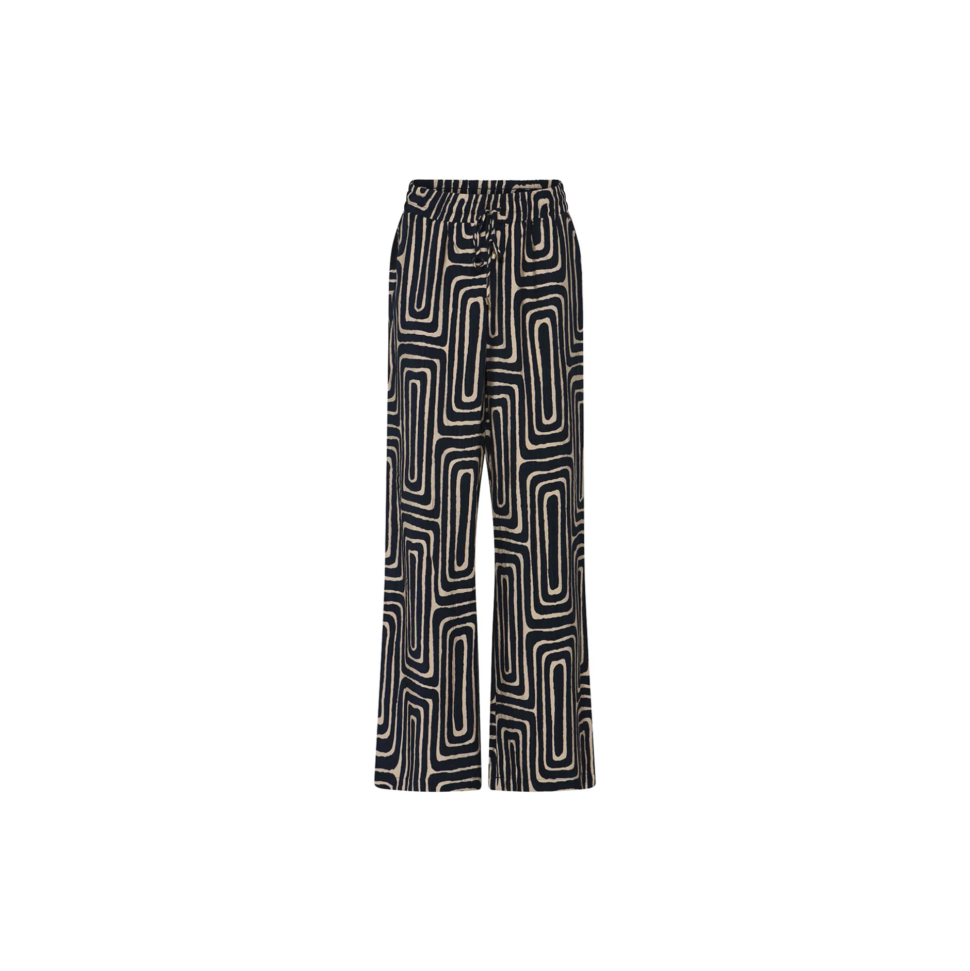Long Pants Vivid Print, navy/camel