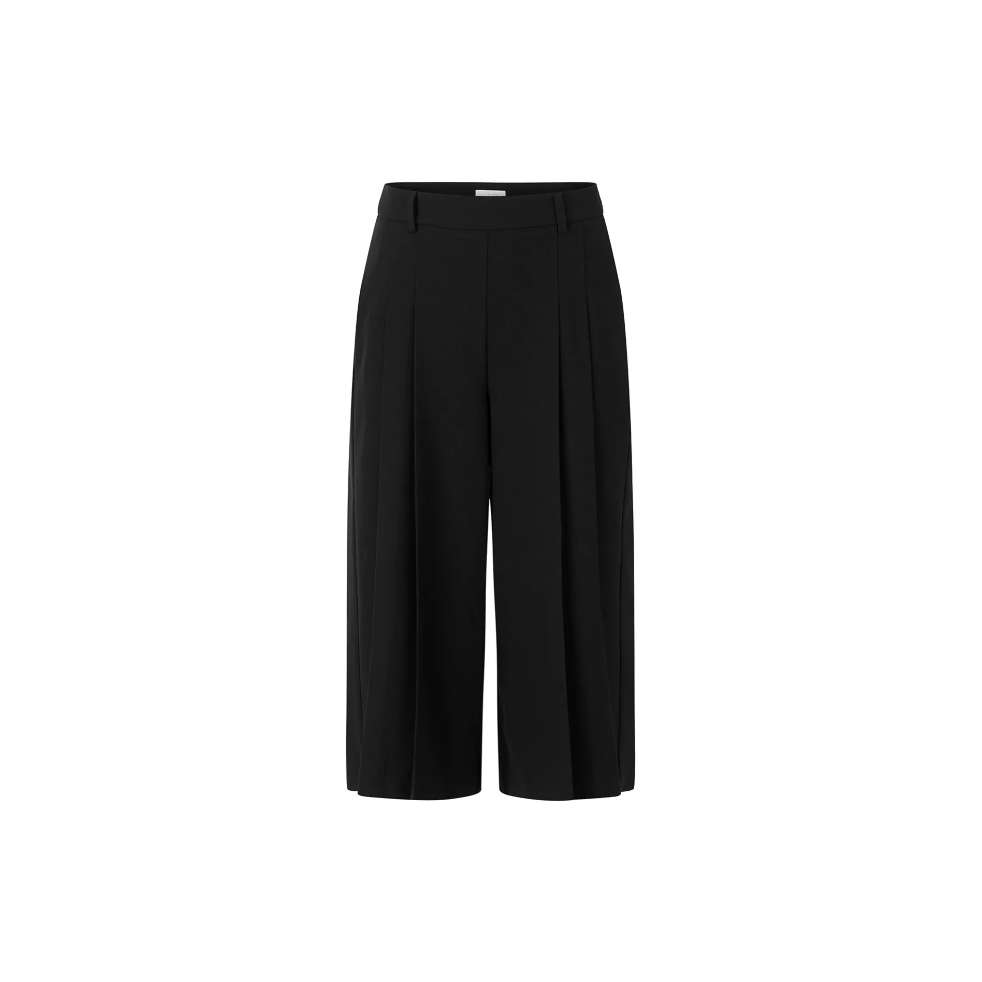 Long Wide Leg Culotte, midnight blue