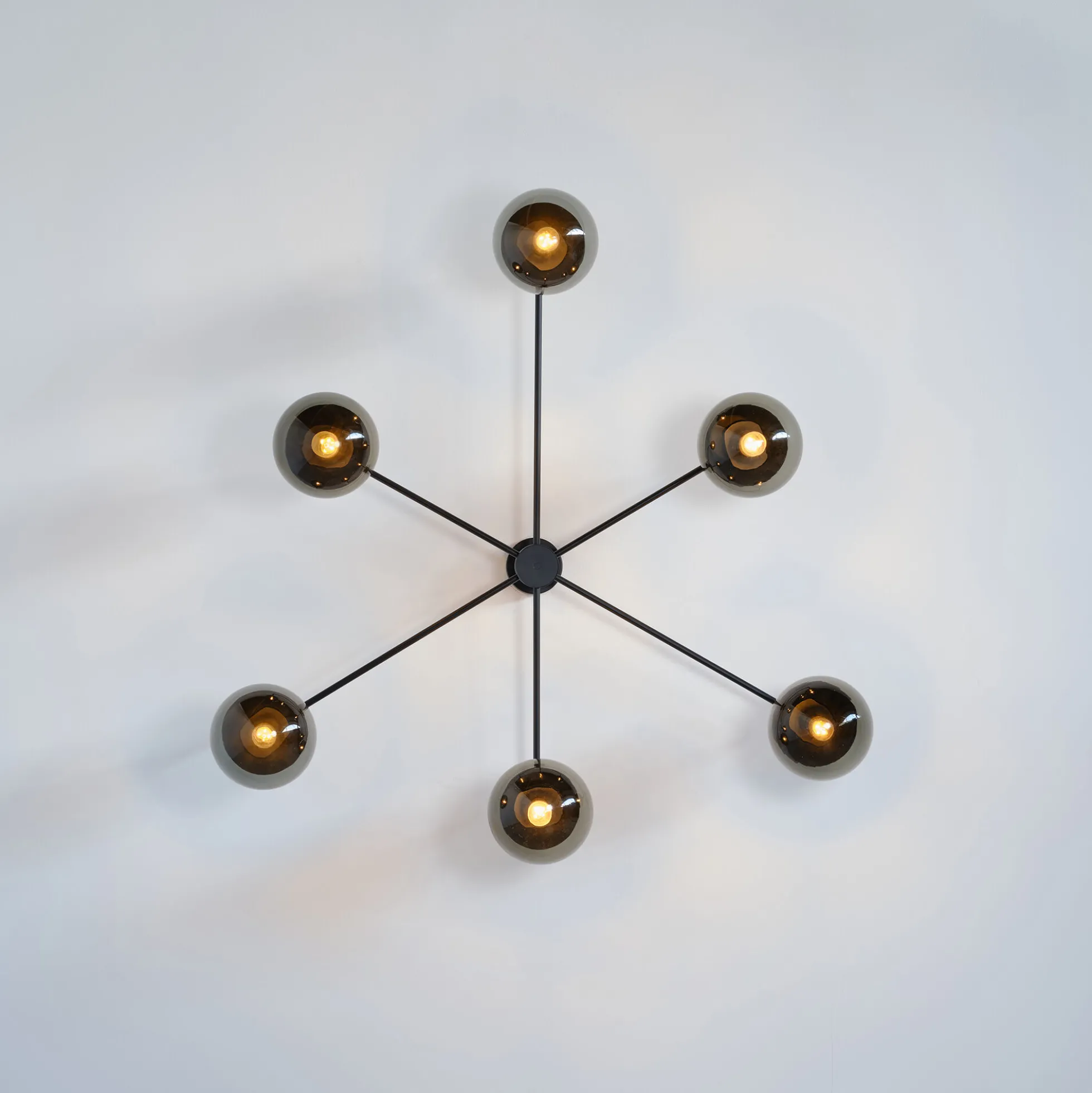 Lord Asymmetric Ceiling, black/smoke