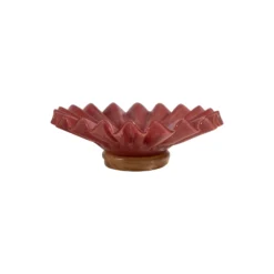 Lori Bowl, bordeaux/beige