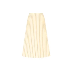 Louise Skirt, sand/orange stripe