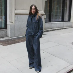 LR-TITUS 1 Bukser, mid blue denim