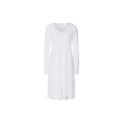 L/SLV Nightdress, white