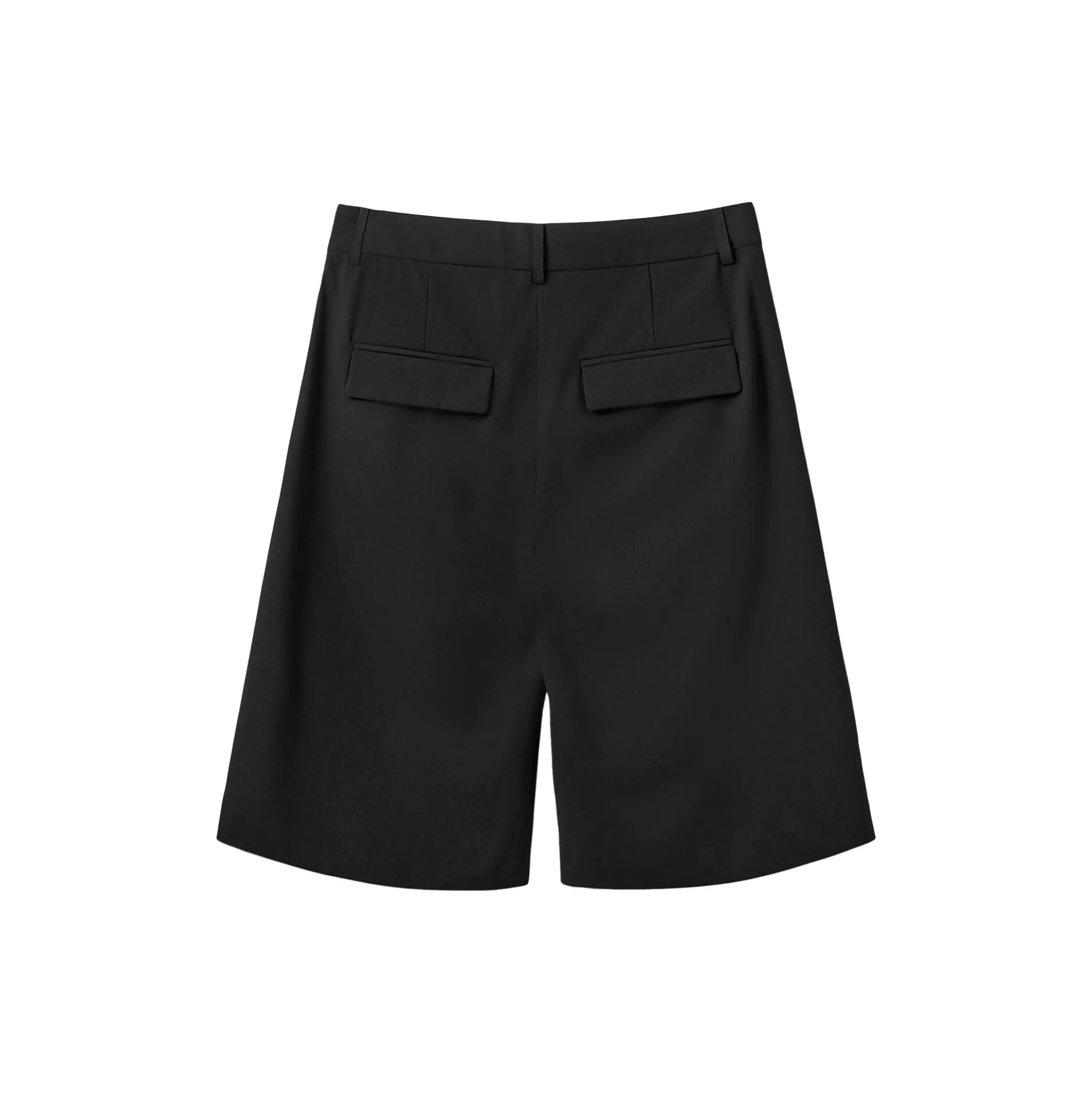 LUCIASW BERMUDA SUITING SHORTS, black