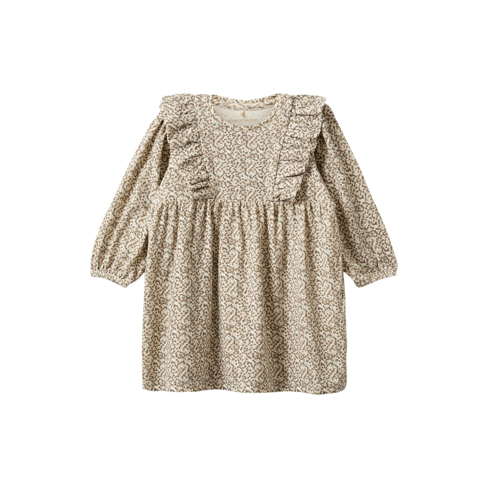 LulaKB Dress, off white w aop