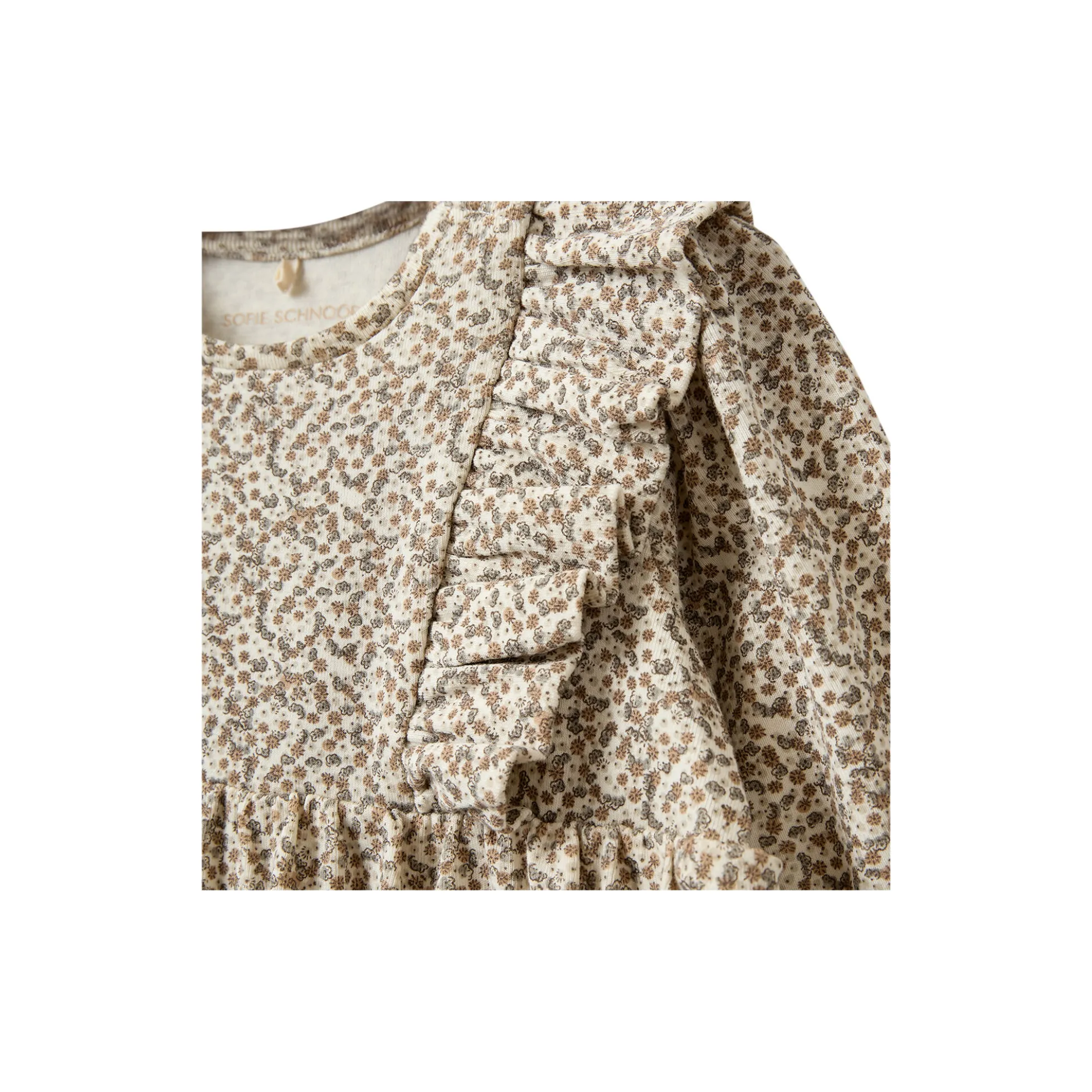 LulaKB Dress, off white w aop