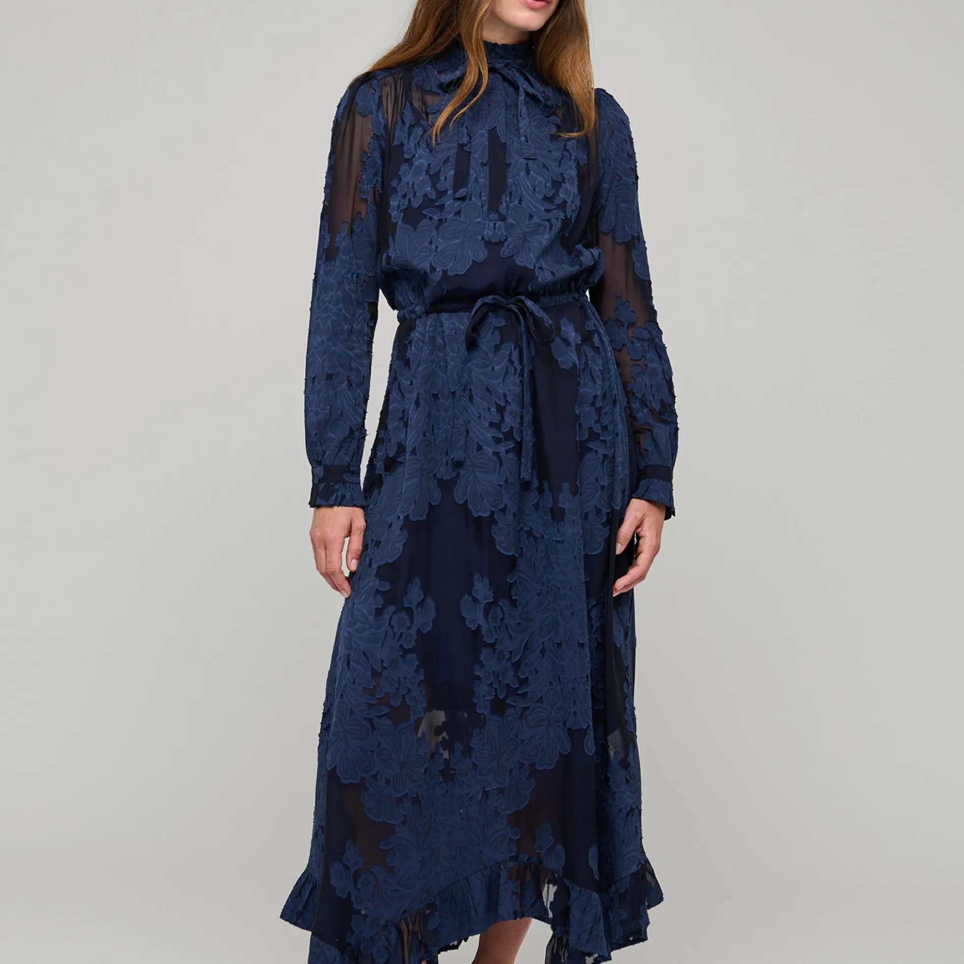 LyciaDEA NS Dress Midi, flora imperial