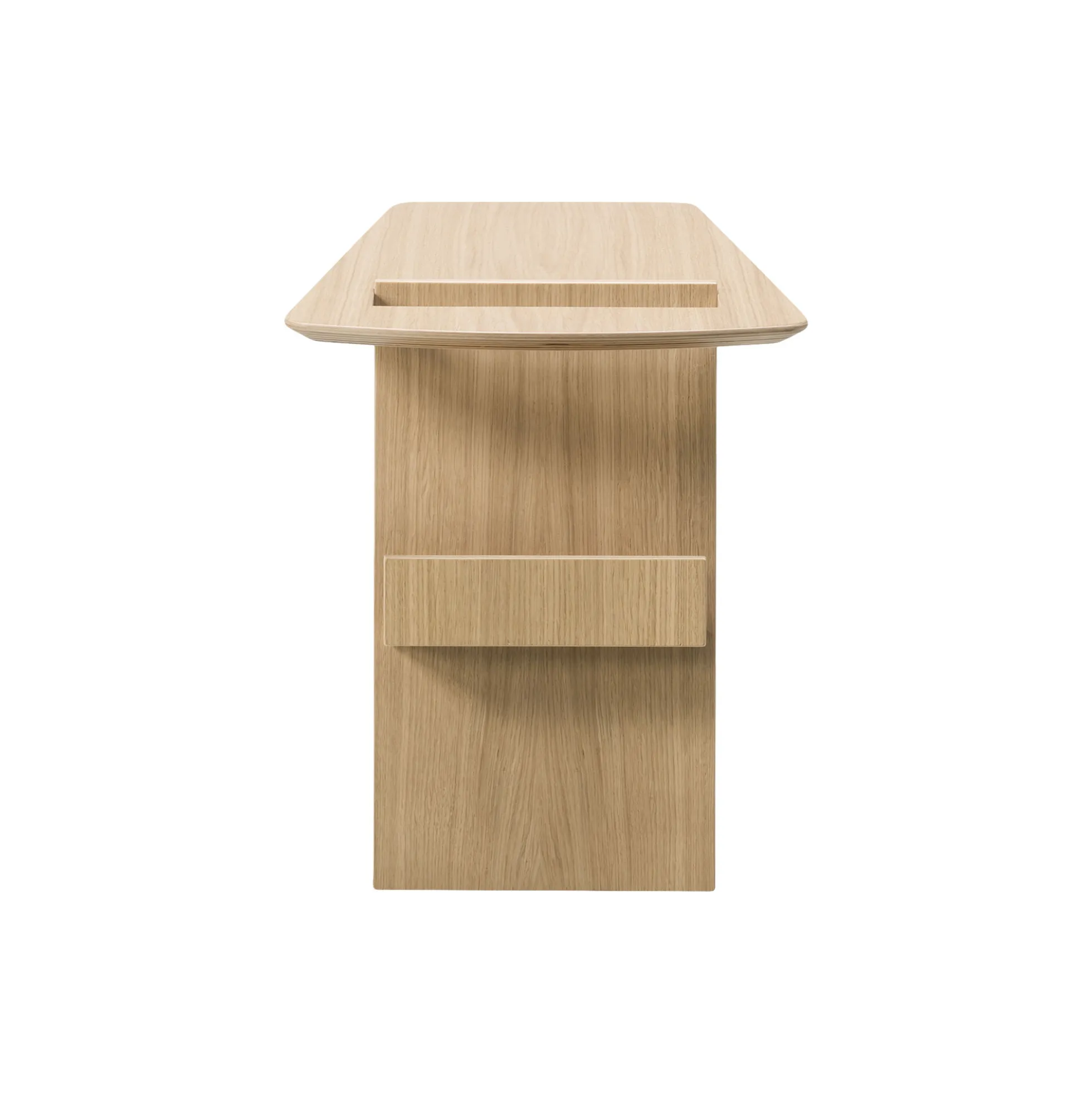Magazine Table sidebord, lakeret eg