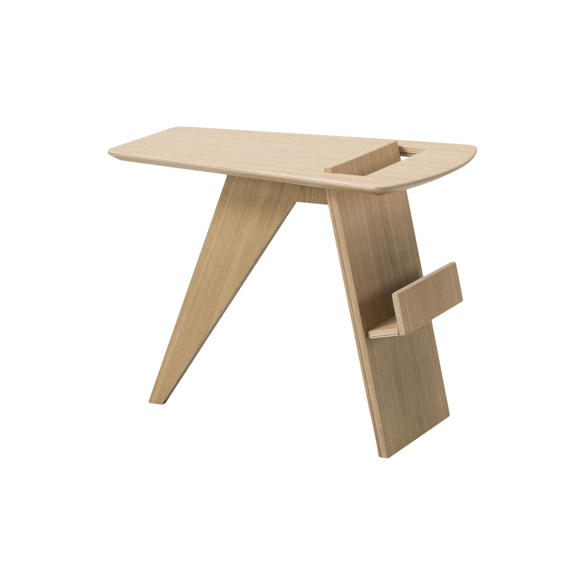 Magazine Table sidebord, lakeret eg