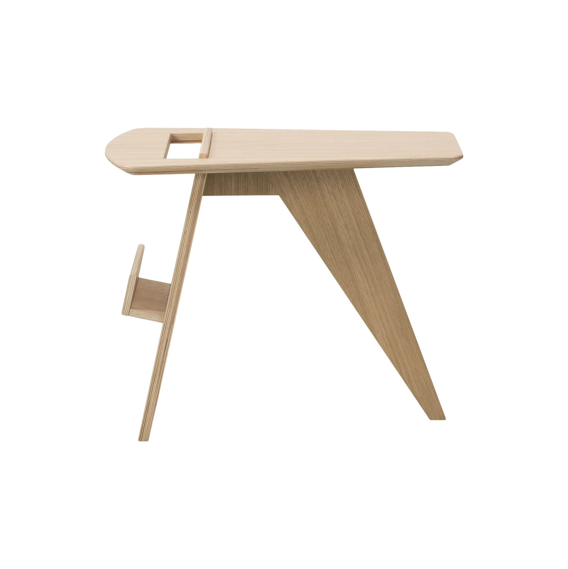 Magazine Table sidebord, lakeret eg