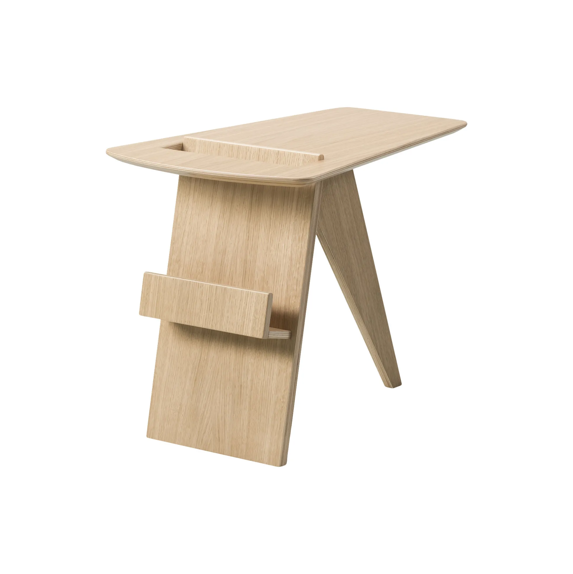 Magazine Table sidebord, lakeret eg
