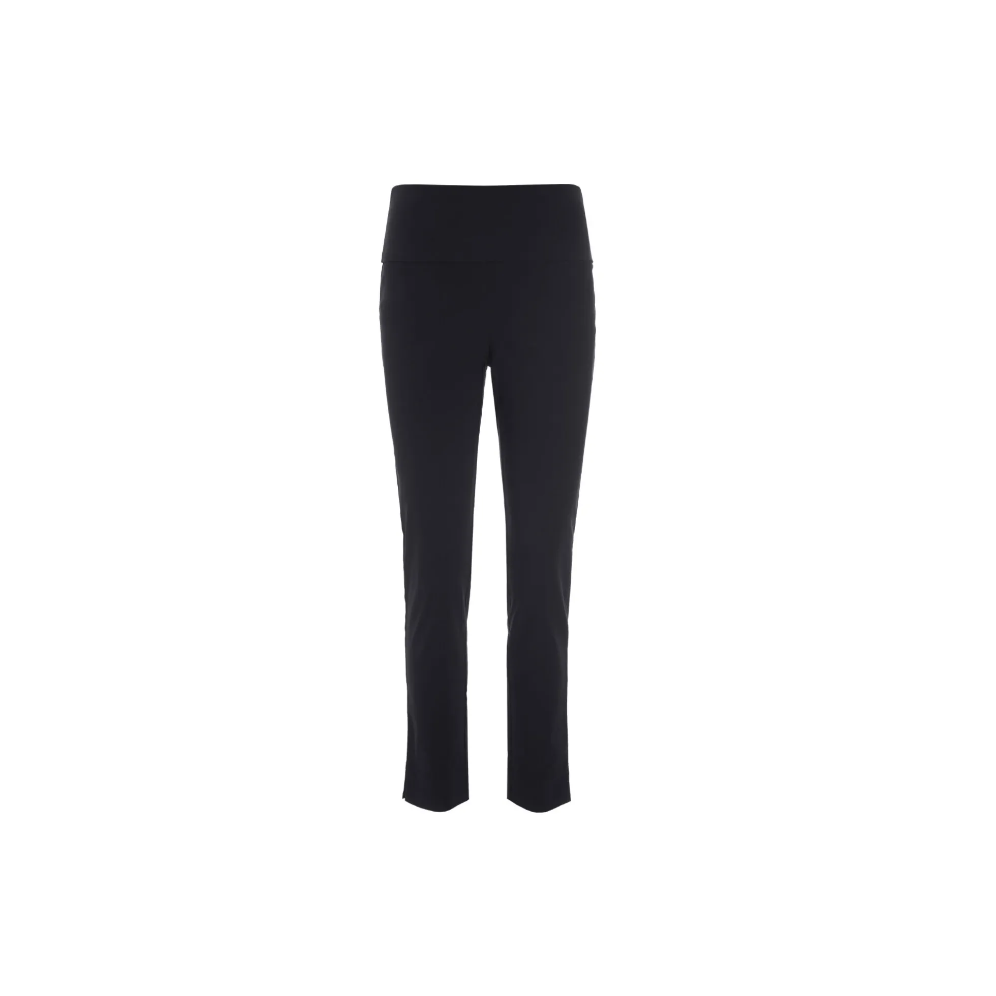 Magic stretch bukser med slids, black