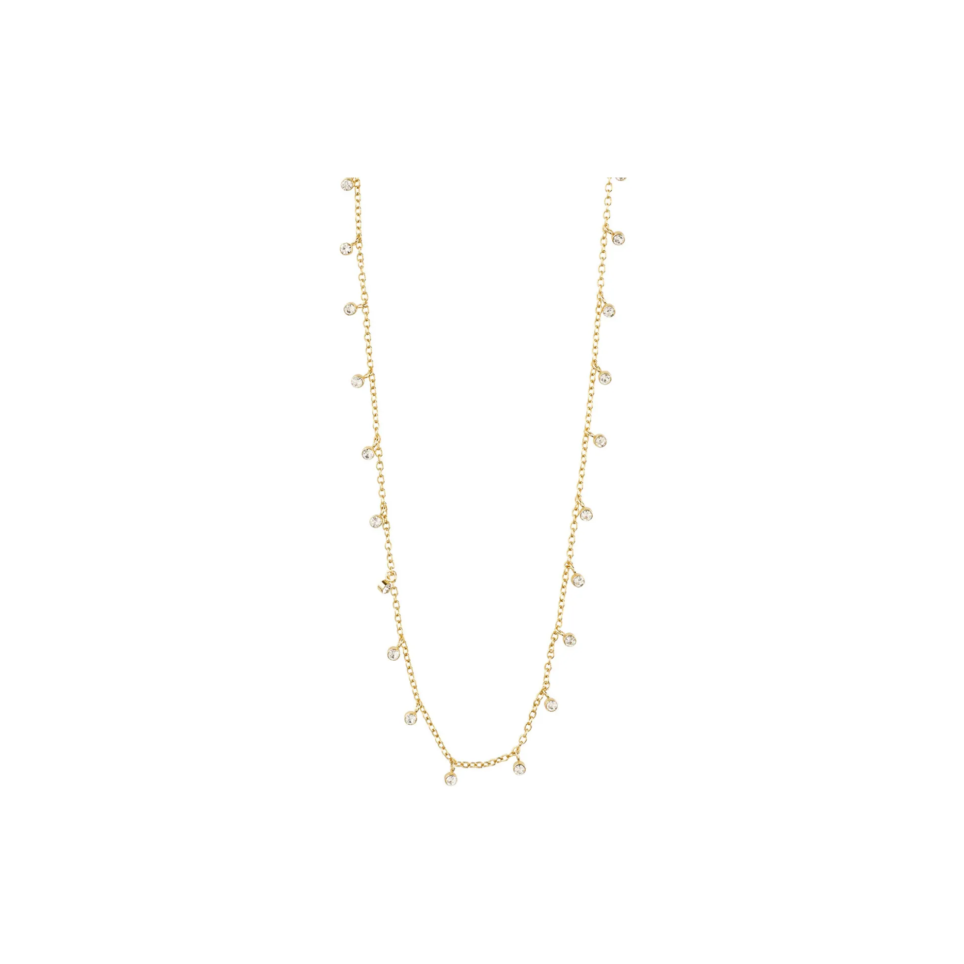 MAJA Crystal Multi Drops Armbånd, gold plated