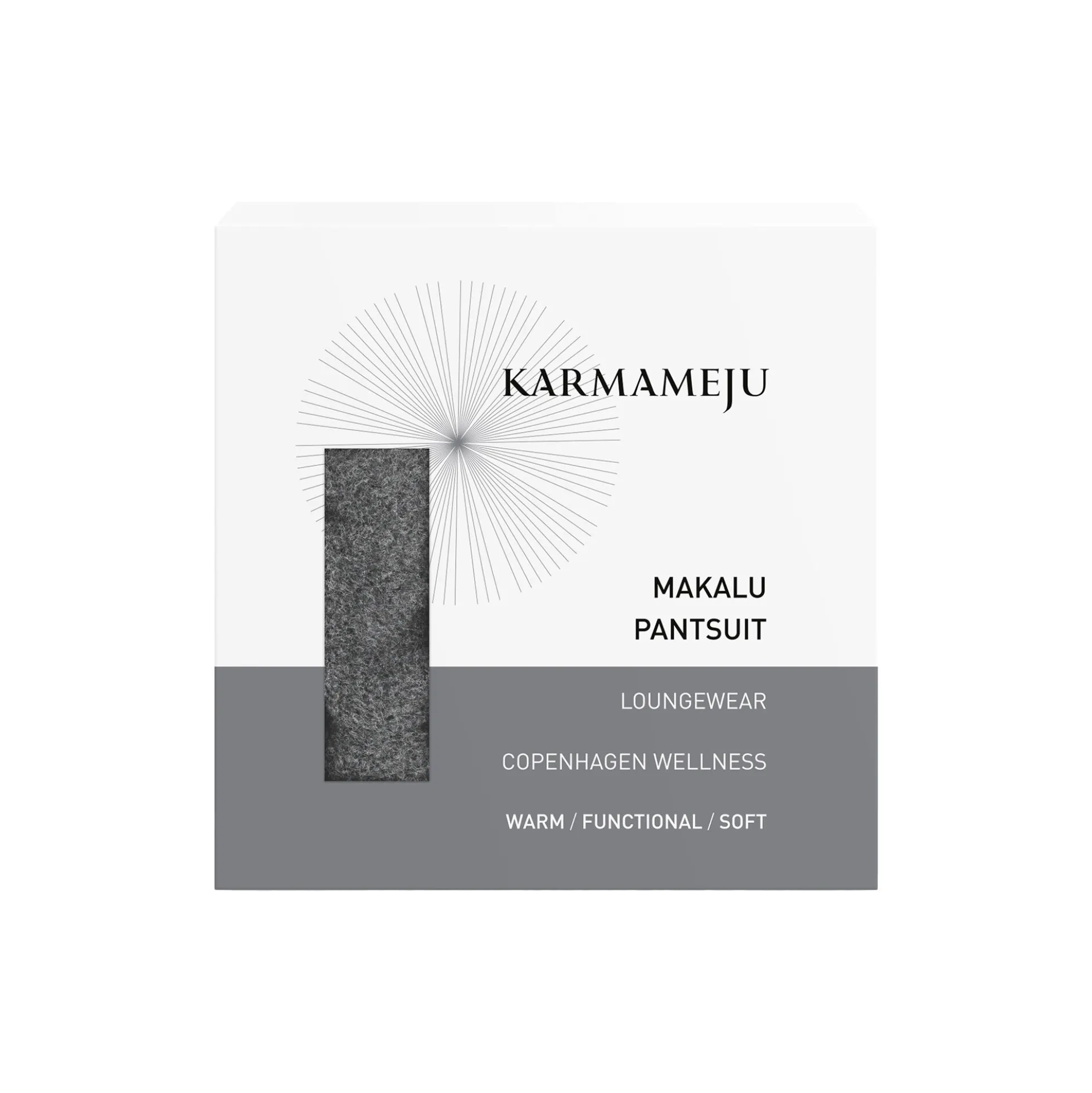 MAKALU fleece pantsuit, dark grey
