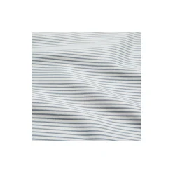 Makeup pung, classic stripes blue/praline