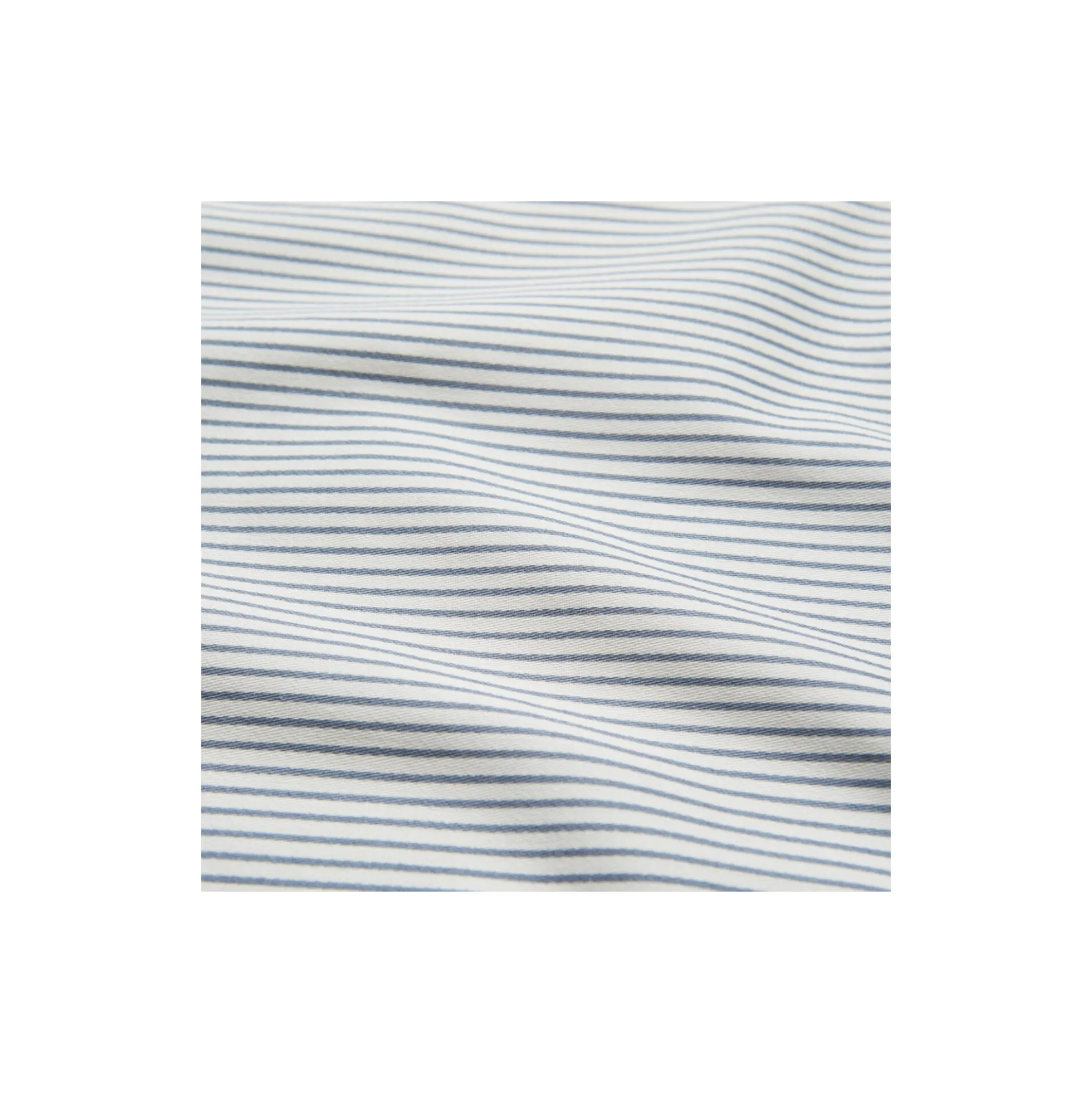 Makeup pung, classic stripes blue/praline