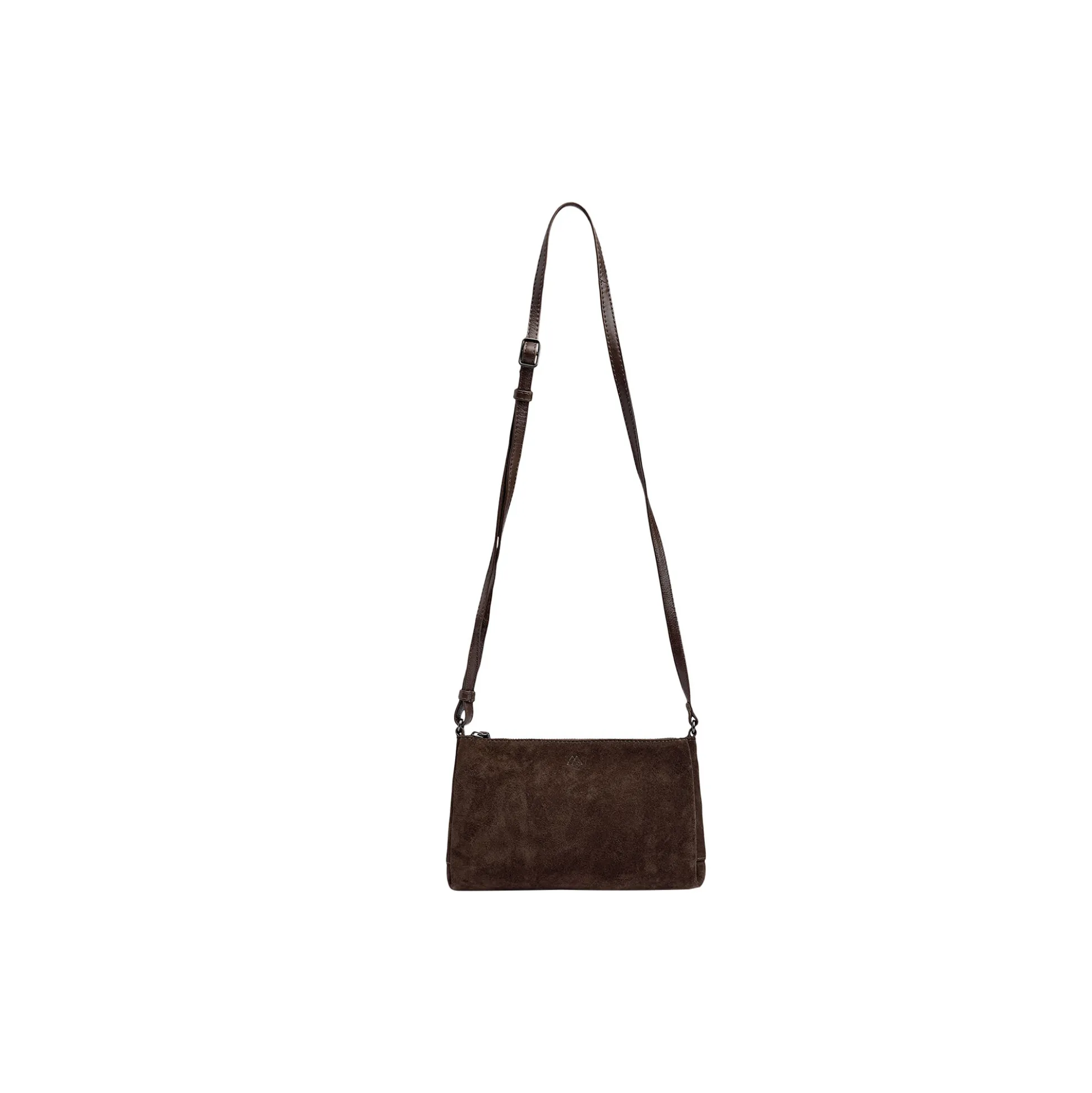 MarciMBG Crossbody Bag Suede, dark brown