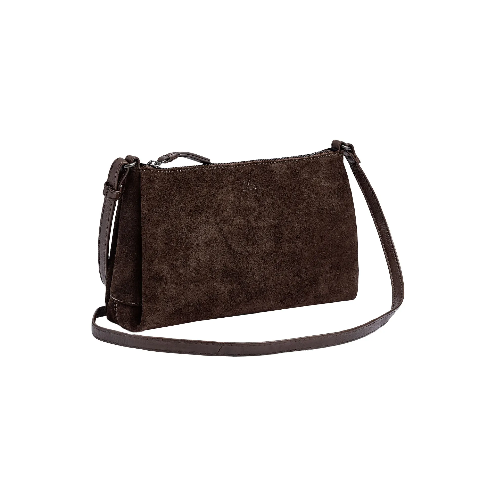 MarciMBG Crossbody Bag Suede, dark brown