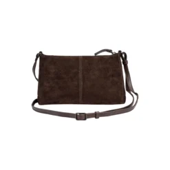 MarciMBG Crossbody Bag Suede, dark brown