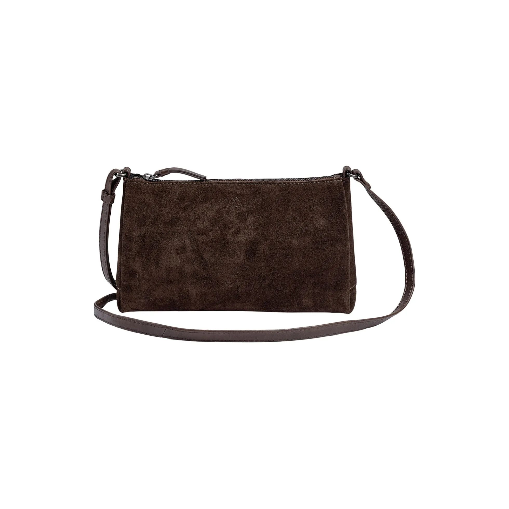 MarciMBG Crossbody Bag Suede, dark brown
