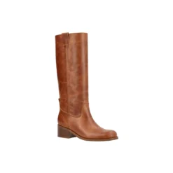 MARTINA LONG Long boots, cognac