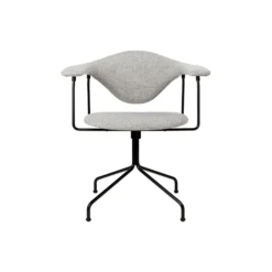 Masculo Meeting Chair with Swivel Base, Hallingdal 116/black semi matt
