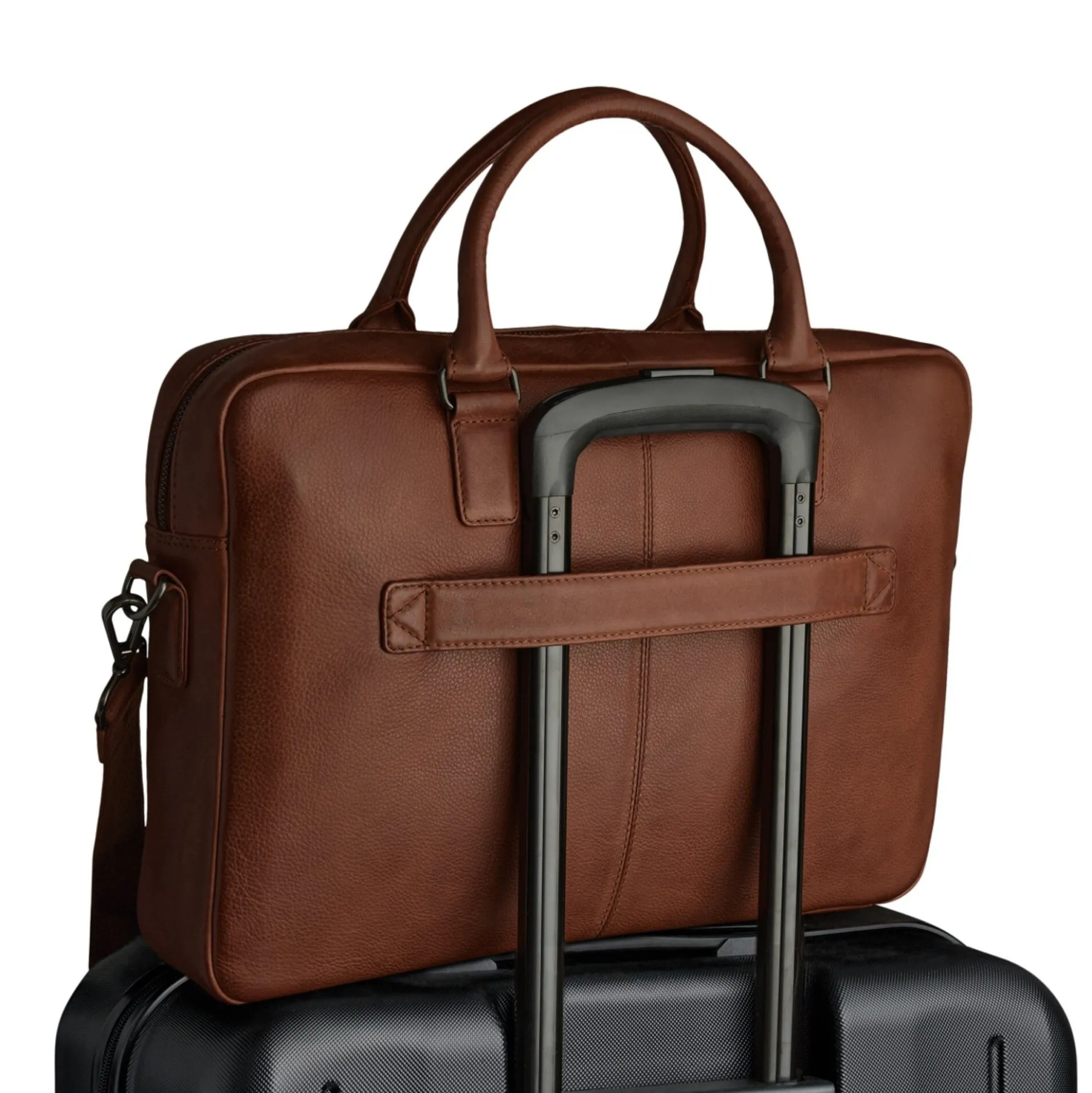 MasonMBG Laptop Bag, cognac