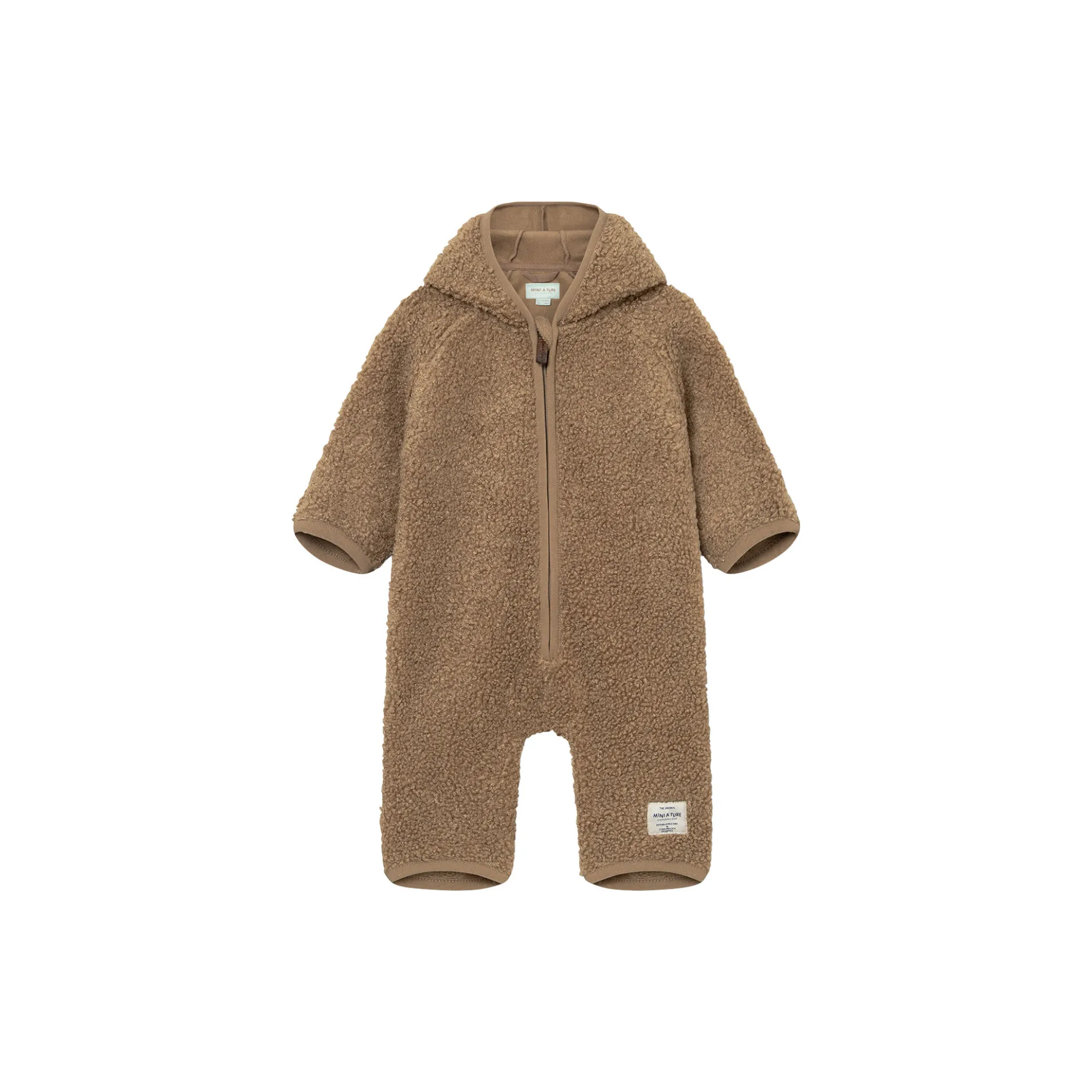 MATADEL Teddyfleece Jumpsuit, otter brown