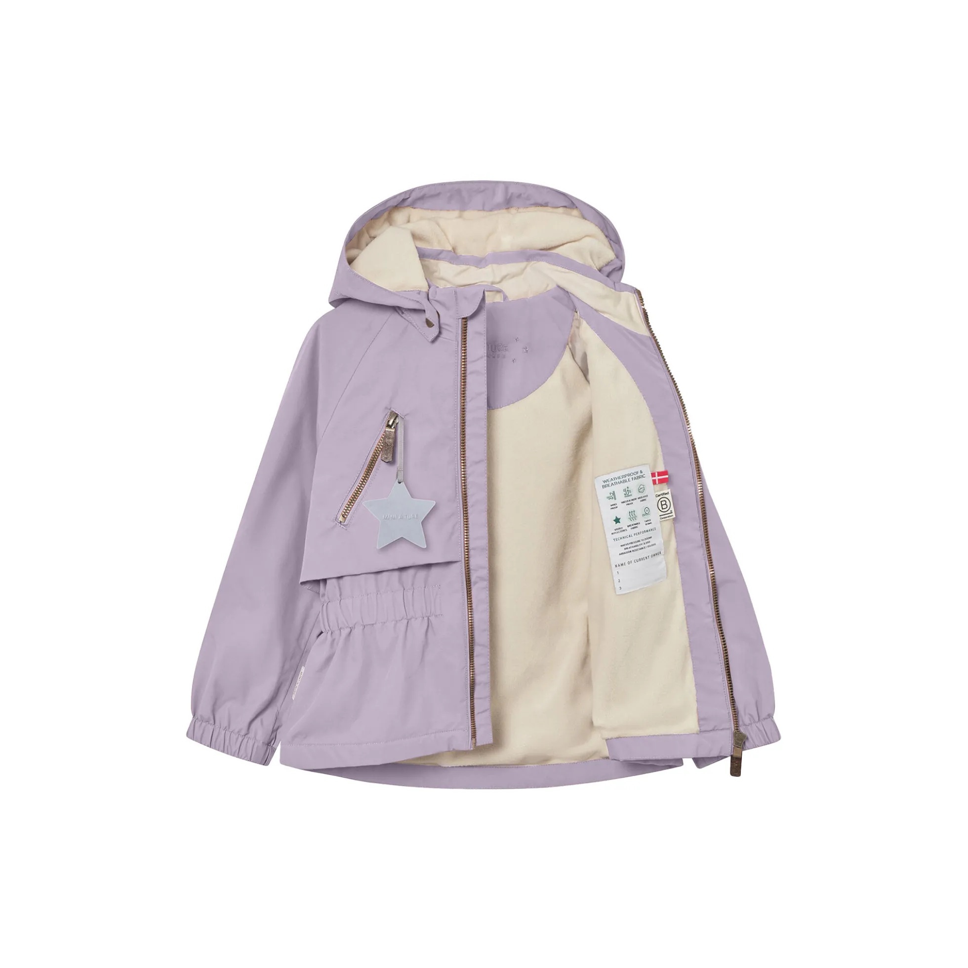MATALGEA Fleece Lined Jacket, minimal lilac