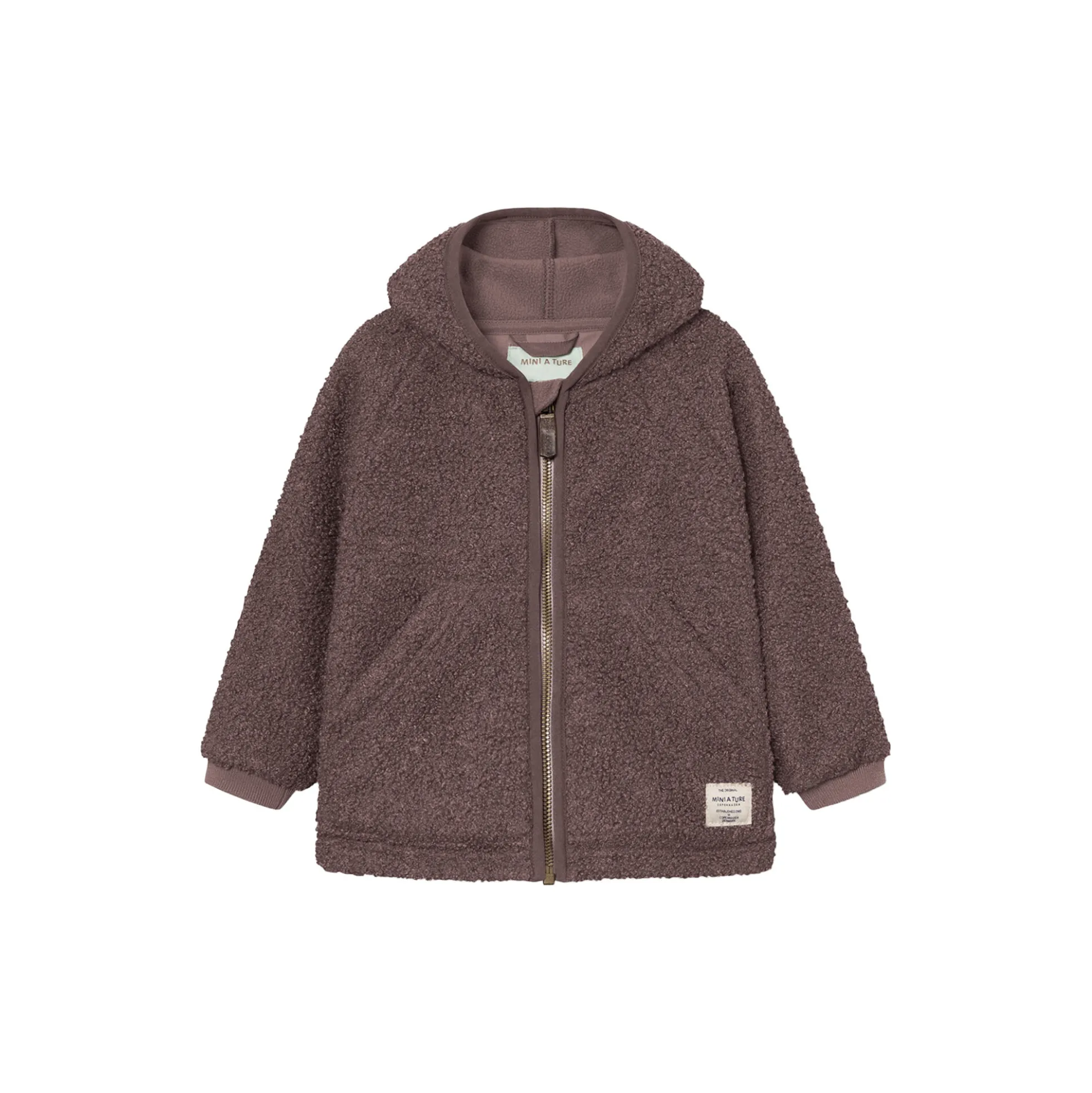 MATLIFF Teddyfleece Jacket, peppercorn plum