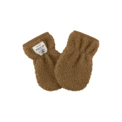 MATWOLMER Teddyfleece Mittens, otter brown