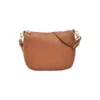 MELLOW LEATHER HOBO, pecan nut