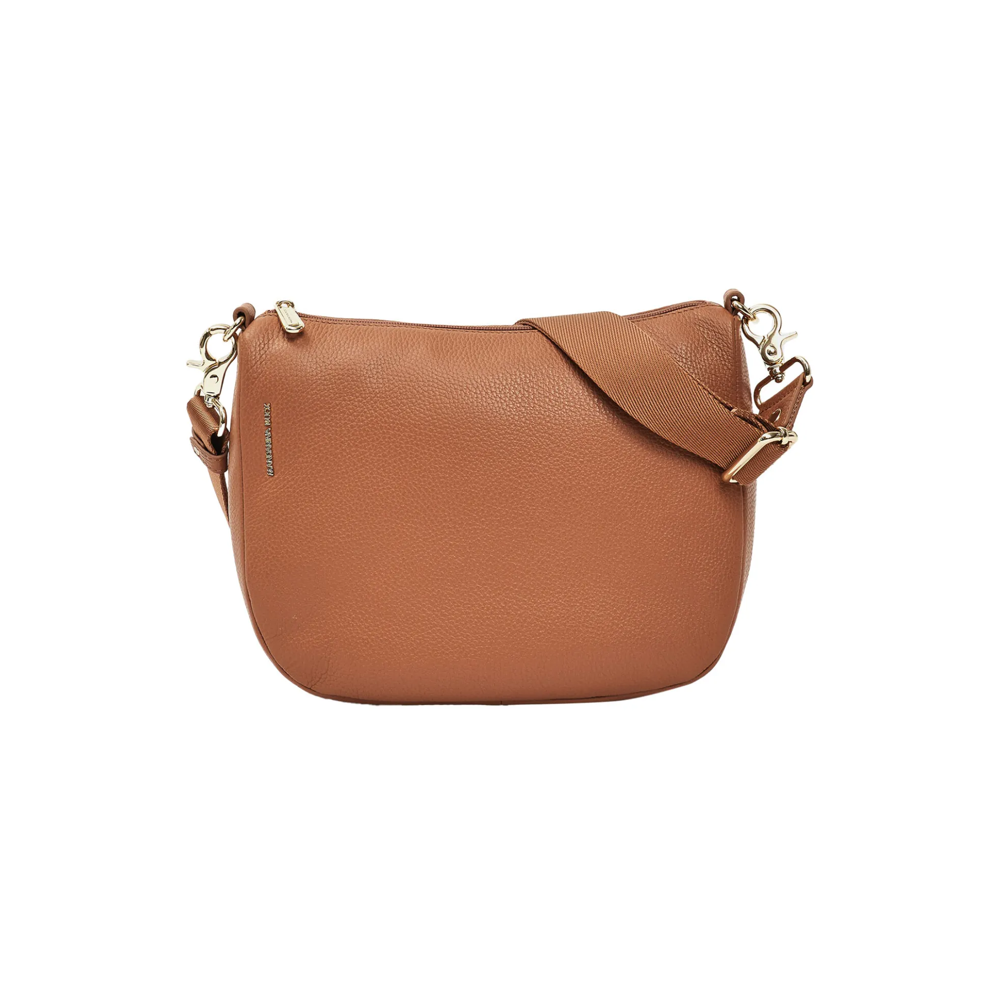 MELLOW LEATHER HOBO, pecan nut