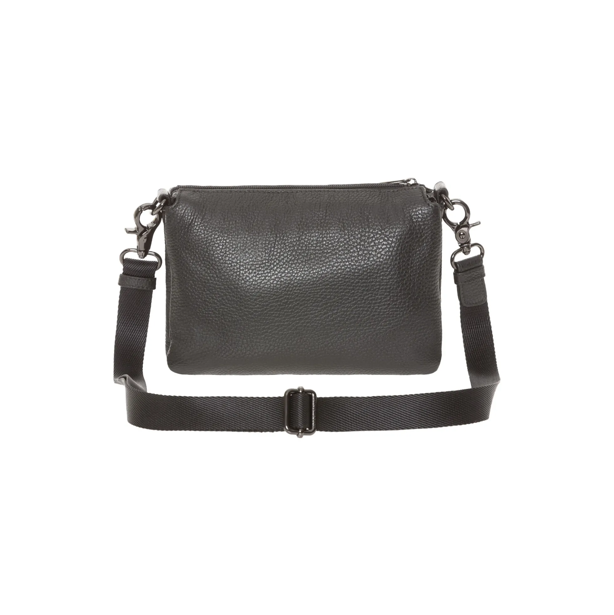 Mellow Leather Pochette, nero