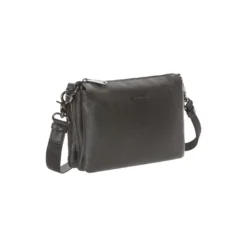 Mellow Leather Pochette, nero