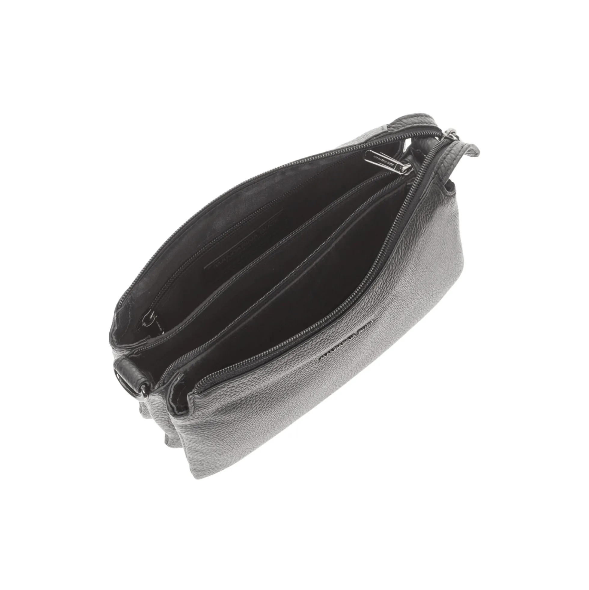 Mellow Leather Pochette, nero