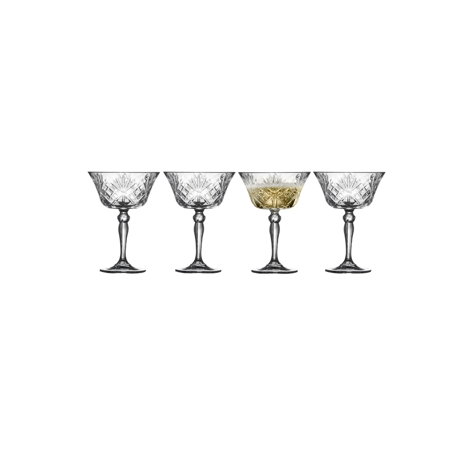 Melodia Champagneskål 4 stk.